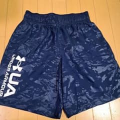UNDER ARMOUR アンダーアーマー ハーフパンツ ネイビー Mのサムネイル