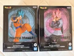 MATCH MAKERS 드래곤볼 손오공·고쿠우 블랙 피규어