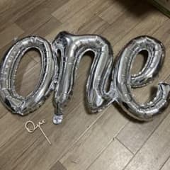 1歳お誕生日バルーン＆ケーキトッパー⭐︎ONEのサムネイル