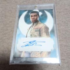スターウォーズ 最後のジェダイ フィン 直筆サイン入り トレカ - メルカリ