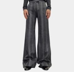 BLUR STRIPE FLANNEL FLARE SLACKS 1915Pのサムネイル
