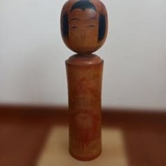 鳴子こけし】岡崎斉司 作 伝統こけし 高さ40㎝ 民芸品 工芸品 置き物