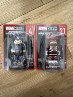 MARVEL BE@RBRICK 4 キャプテンアメリカ　ハッピーくじのサムネイル