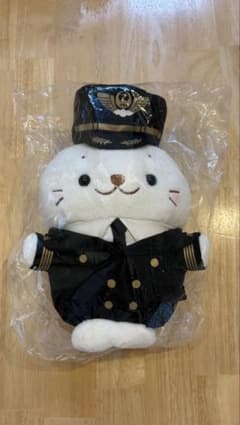 ［JALオリジナル］お座りしろたんパイロットぬいぐるみのサムネイル