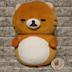리락쿠마 한가로이 고양이 떡볶이 튀김 봉제인형 베개