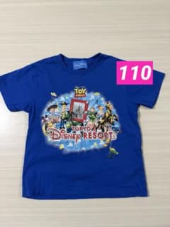 [공식] 도쿄 디즈니 리조트 토이 스토리 T 셔츠 110cm 블루 블루
