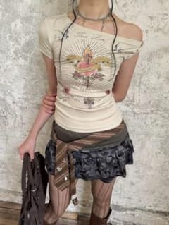 フェアリーグランジ 平成ギャル ksg y2k ダークコア 平成女児 英字V系