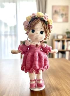 あみぐるみ ドール カントリードール カントリー雑貨 珊瑚のピアス