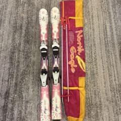 スキーセット 120㎝ elan ピンク スキー板 ストック - メルカリ