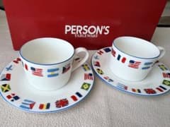 PERSON'S 国旗デザイン カップ・ソーサーセットのサムネイル