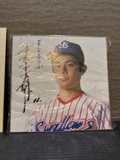 希少 荒木大輔 ヤクルトスワローズ サイン色紙 - メルカリ
