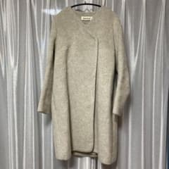 ENFOLD ジャギーショルダータックコクーンロングコート - メルカリ