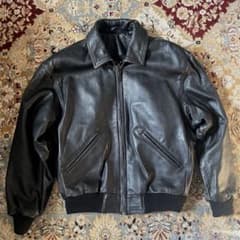 coach old コーチ ブラック レザー ボンバージャケット - メルカリ