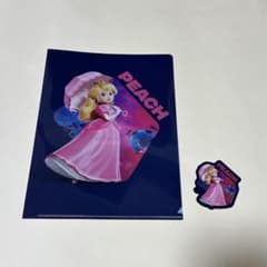 映画スーパーマリオギャラクシー　A5ファイル　ステッカー　ピーチのサムネイル