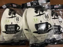 DAISO コーヒーフィルター 2-4杯用 90枚入り ４個セットのサムネイル