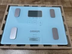 オムロン OMRON Karada Scan 212 体重計 水色のサムネイル