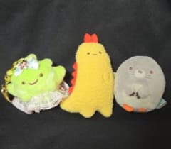 すみっこぐらし　マスコット&ストラップ3点セットのサムネイル
