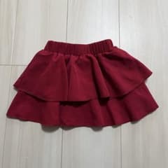 SHEIN ワインレッド スカート 90のサムネイル