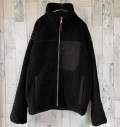 chaopanic チャオパニック　フリース　ボア　ブルゾン　黒　90s 古着のサムネイル