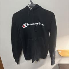 Champion 黒 パーカー Mのサムネイル