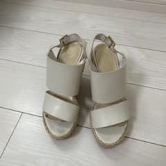 BARNEYS NEW YORK ウェッジソールサンダル イタリア製のサムネイル