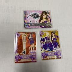 アイカツカード 紫吹蘭 アゲハパープルコクーンセットのサムネイル