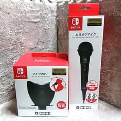 Nintendo Switch カラオケマイク マイクカバー ホリ製品 未使用のサムネイル