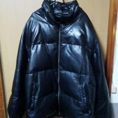 pelle.cyma レザー ダウンジャケットのサムネイル