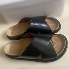 CTHY CROSS LETHER DAD SANDALS シティのサムネイル