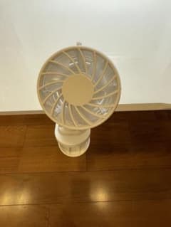 卓上クリップ扇風機 ホワイトのサムネイル