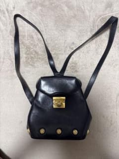 Salvatore Ferragamo レザーリュック ブラックのサムネイル
