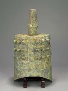 UA7-8中国美術　古銅製　青銅器　扁鐘　置物　時代物　唐物 UA7-8中国美術 古銅製 青銅器 扁鐘 置物 時代物 唐物 - メルカリ