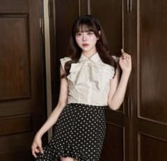 【Belle Charme】リボンタイフリルブラウスのサムネイル
