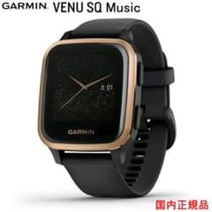 Garmin Venu Sq Music Suica対応 Black＆Gold - メルカリ