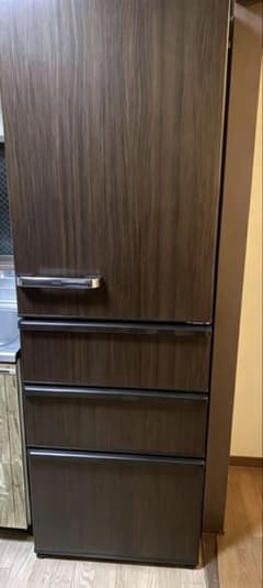 AQUA 375L冷蔵庫 AQR-SV38J(T) 木目ブラウン ※製氷機故障 - メルカリ