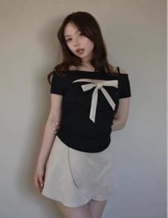 最終値下げ　andmary Kite ribbon set dressミニワンピ andmary Kite ribbon set dressミニワンピ - メルカリ