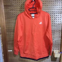 adidas オレンジ フード付きパーカー 160のサムネイル