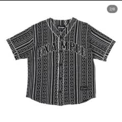 【本日限定価格】 BBさん着用　EXAMPLE ベースボールシャツのサムネイル