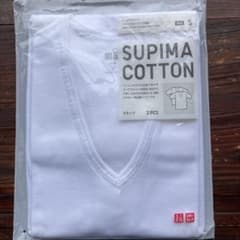 UNIQLO SUPIMA COTTON VネックT ＆ GUNZE 快適工房のサムネイル