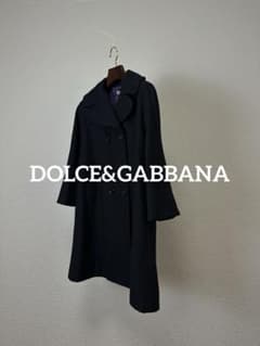 DOLCE&GABBANA 00s Wool Long Coat - メルカリ