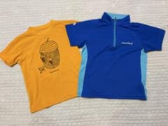 【mont-bell】モンベル Tシャツ 2枚セット　110㎝のサムネイル