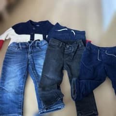 まとめ売り　GAP ネイビー カジュアルパンツ 18-24ヶ月のサムネイル