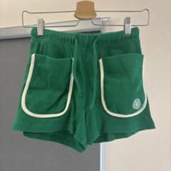 Mardi Mercredi ワッフル ショートパンツ グリーンのサムネイル