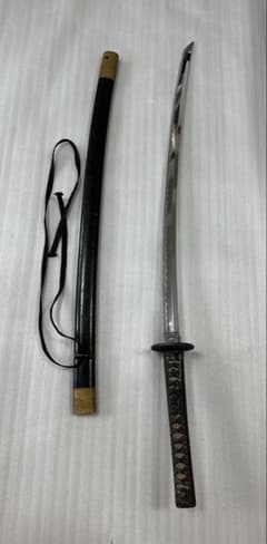 模造刀 打刀 黑鞘 鞘付き長さ約105cm 11C7 - メルカリ