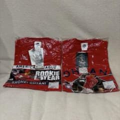 大谷翔平 2018 エンゼルス　新人王記念 Tシャツ 2枚セット 新品　未開封のサムネイル