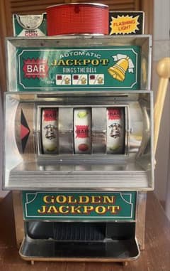 ジャックポット カジノ　テーブルスロットマシーン　玩具 ビンテージ ジャックポット カジノ テーブルスロットマシーン 玩具 ビンテージ