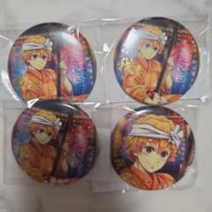 Demon Slayer: Kimetsu no Yaiba Awa Odori Zenitsu Agatsuma　Can Badge AB Comiket Lottery