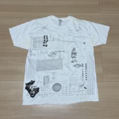 90s 00s Math Hurts Test AnswerＴシャツ　白　総柄のサムネイル