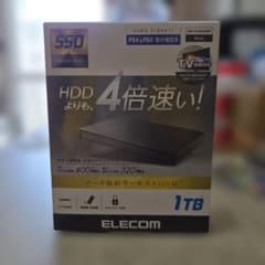 ELECOM 外付けSSD 1TB ESD-EJ1000GBKRのサムネイル
