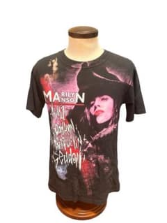 希少 00s マリリンマンソン 2009 ツアーTシャツ バンドT 両面プリント 